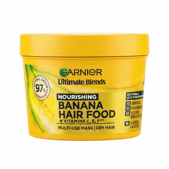 Garnier Hair Food Multi-use Hair Treatment Mask, Nourishes and Conditions, Ideal for Dry Hair 400ml