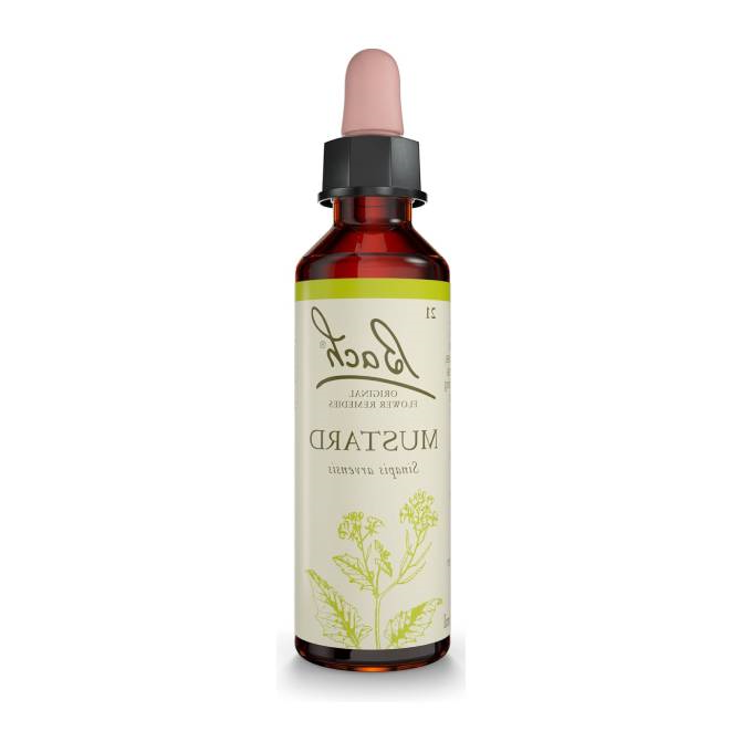 Bach Original Flower Remedies Mustard, Natural Flower Essence 20ml