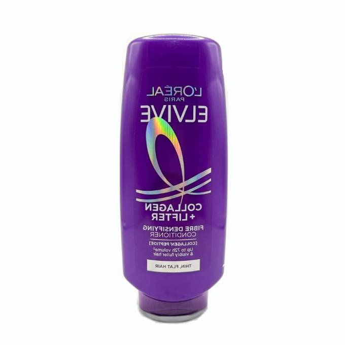 L’Oréal Paris Elvive Collagen + Lifter Conditioner, Fibre-Densifying Volume Conditioner, Up to 72H Volume, For Flat or Thin Hair 400ml