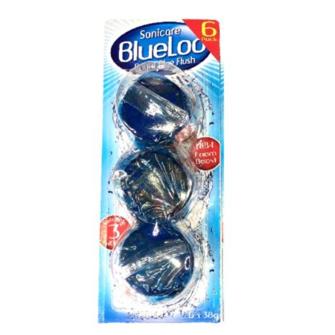 Sanicare Blue Toilet Cistern Blocks 12 Pack 38g, Toilet Bowl Cleaner